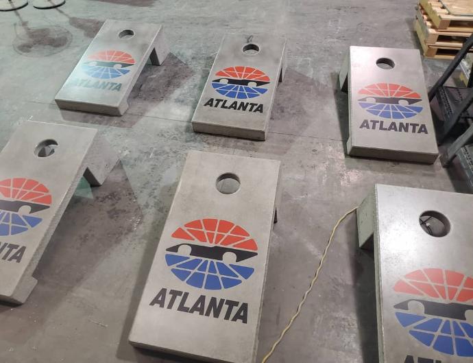 Concrete Cornhole Boards