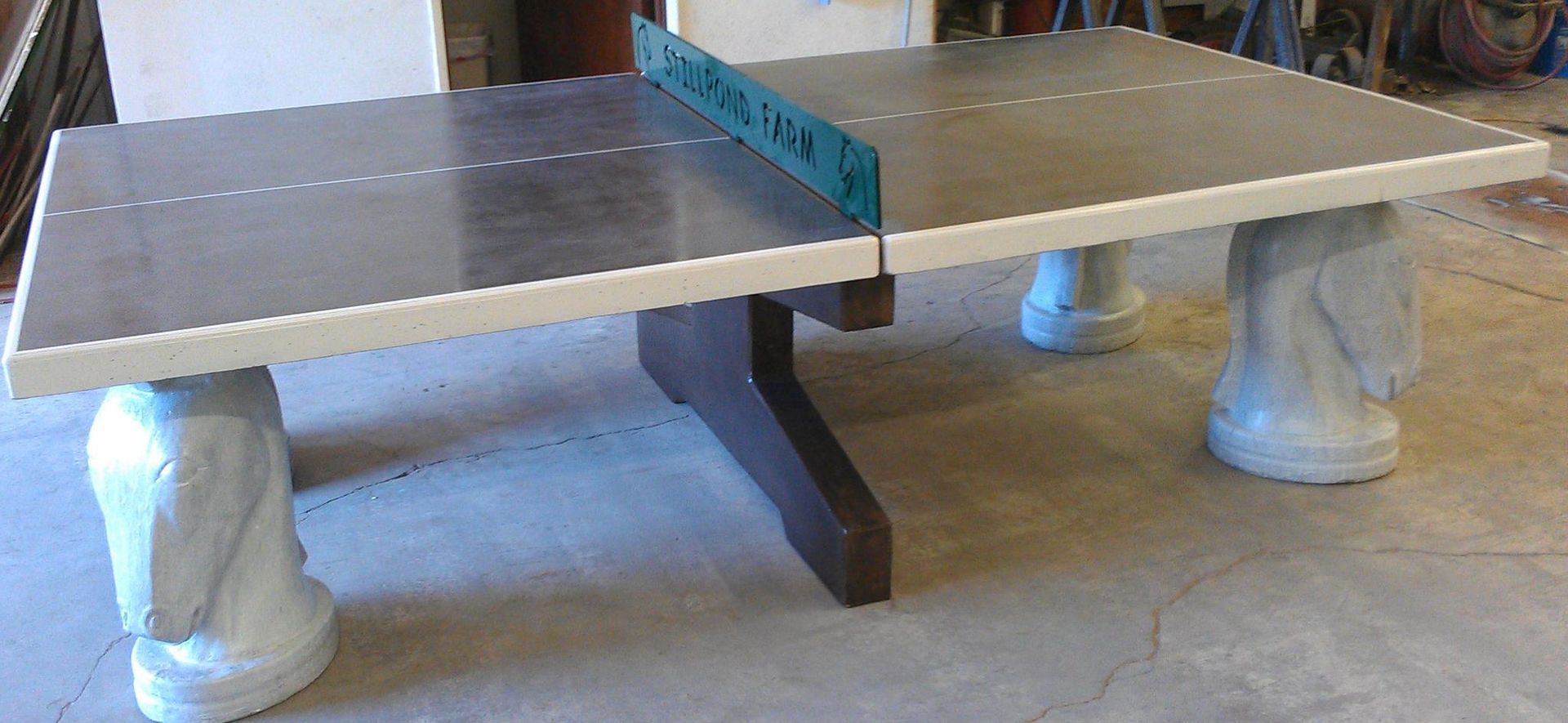 Custom Concrete Ping Pong Table