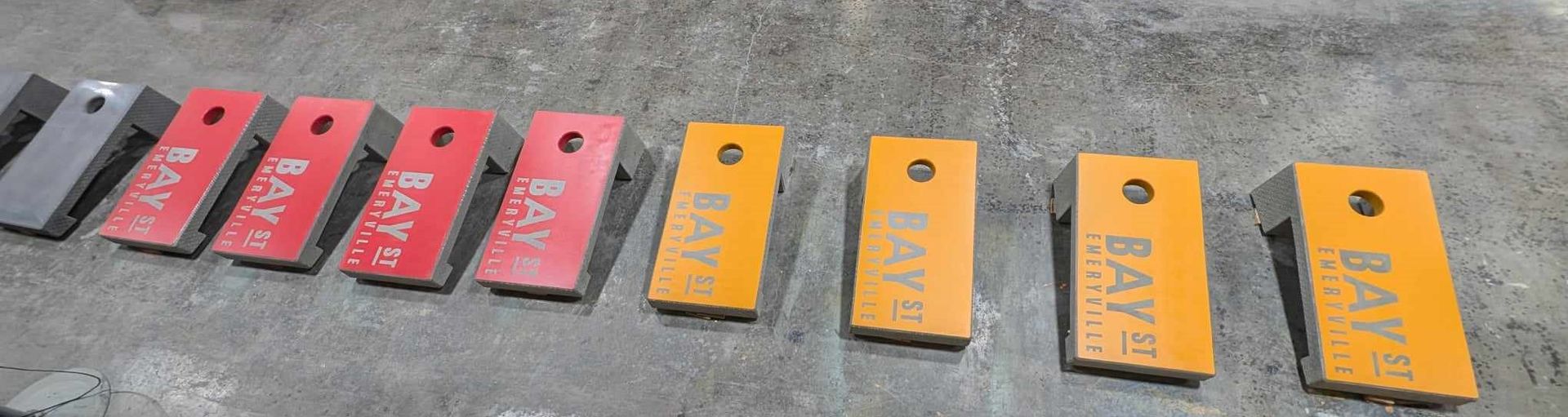 Concrete Cornhole Boards Bay Street Apartments