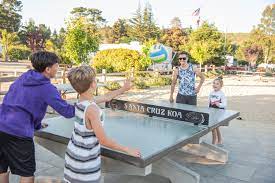 Concrete Ping Pong Table at Resort