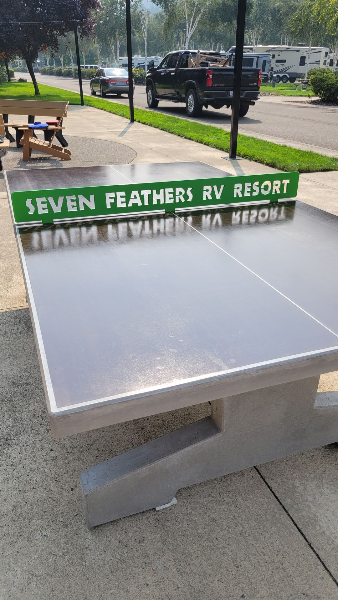 Concrete Ping Pong Table