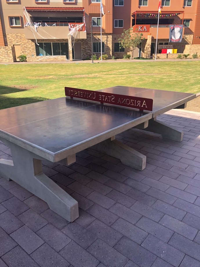 Uptown Concrete ping pong table