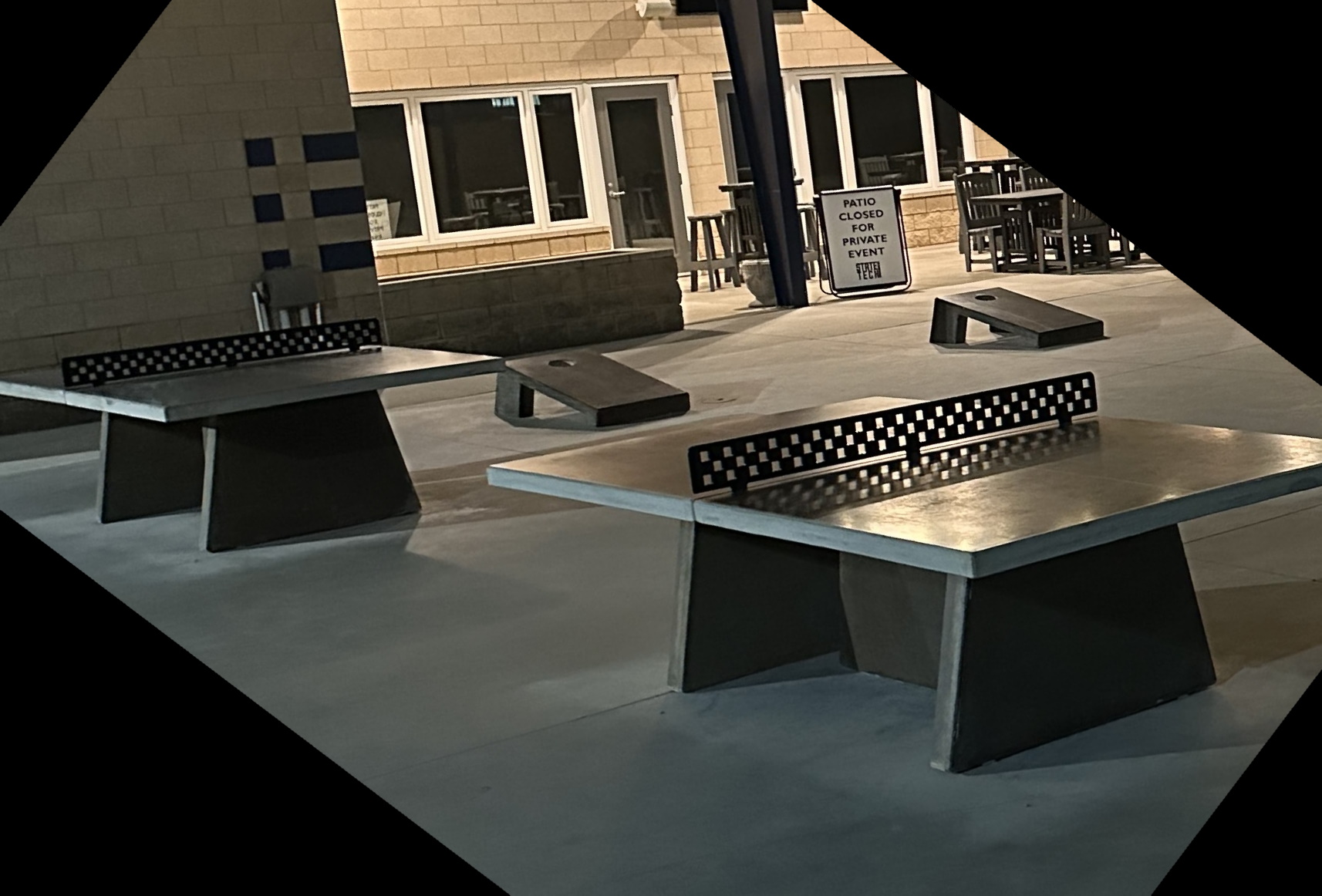 Modern Dining Concrete Table Tennis Table