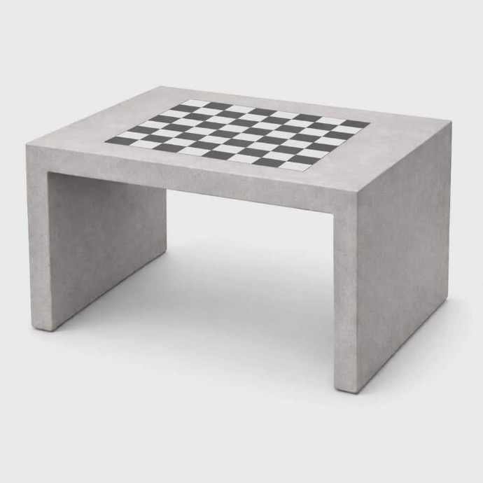 Waterfall ADA Concrete Chess Table for Parks and Schools