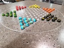 Close up Chinese Checkers Table